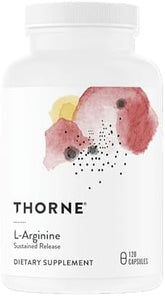 THORNE L-Arginine Sustained Release (Formerly Perfusia-SR) - Support Heart Function, Nitric Oxide Production, and Optimal Blood Flow - 120 Capsules - 60 Servings